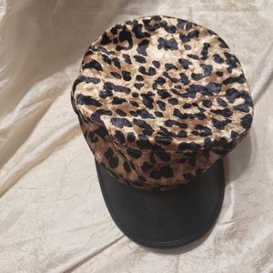 5for25 Velvet cheetah print hat!